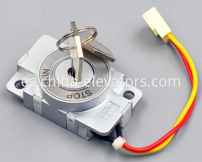 Interruptor de llave LOP de la estación base del ascensor OTIS OTIS Elevator Base Station LOP Key Switch